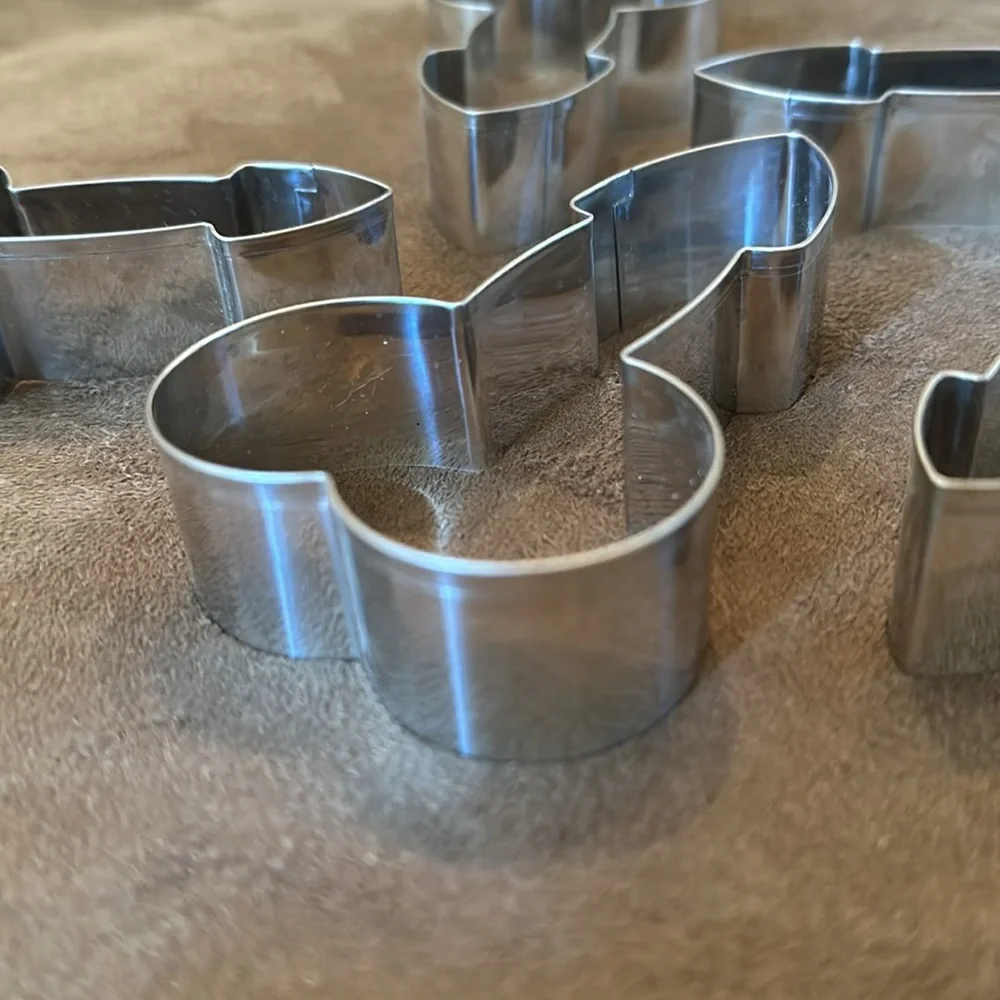 Male Anatomy 6 Piece Funny Mini Cookie Cutter Set